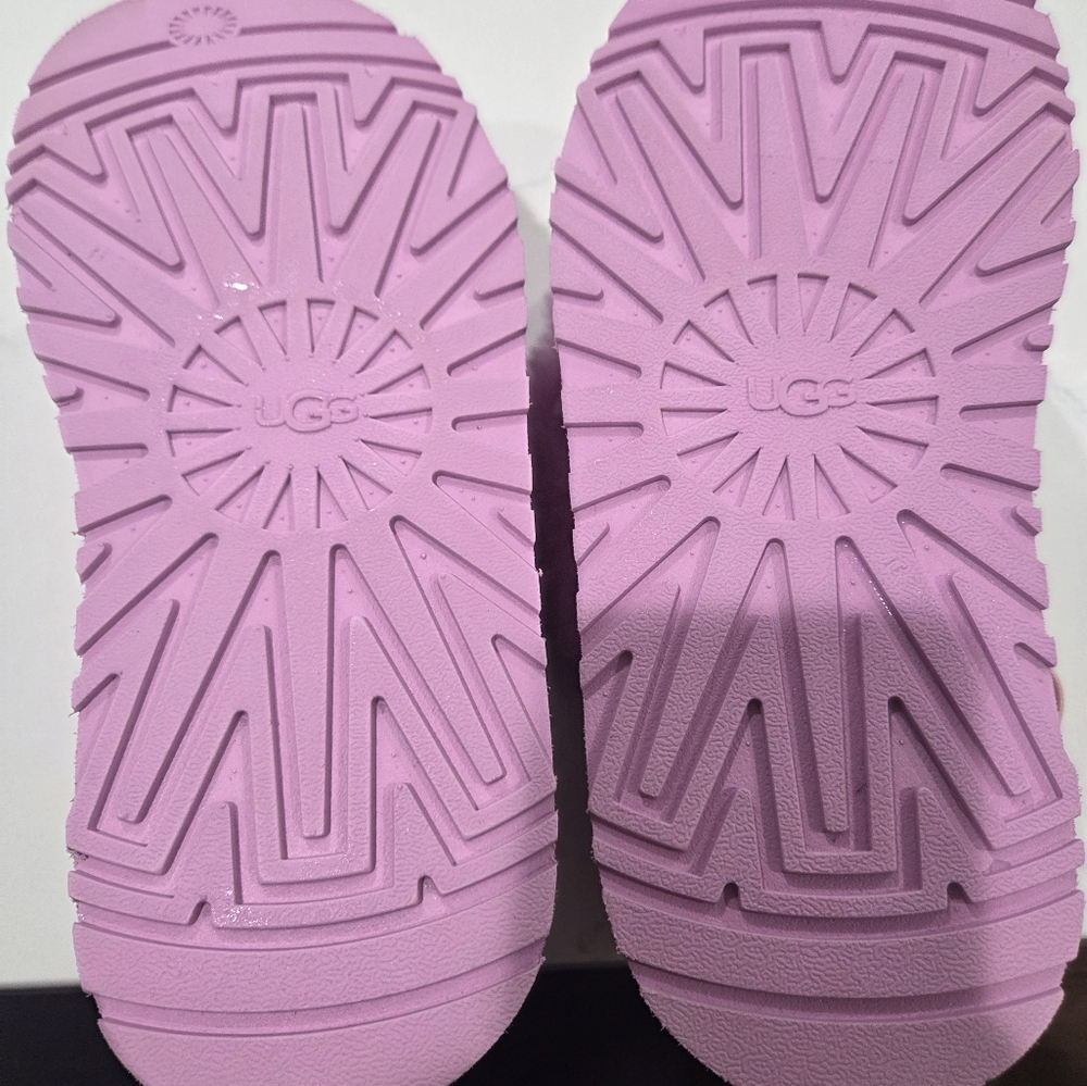 UGG Disco Knot Genuine Shearling Slide,  Wildflower US SZ 10 - Picture 7 of 9